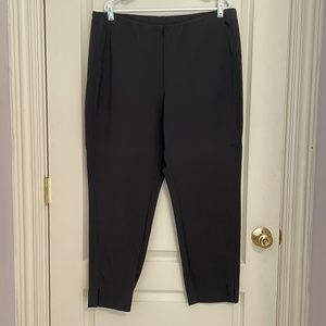 J.Jill Ponte Slim Leg Black Pants Sz XL